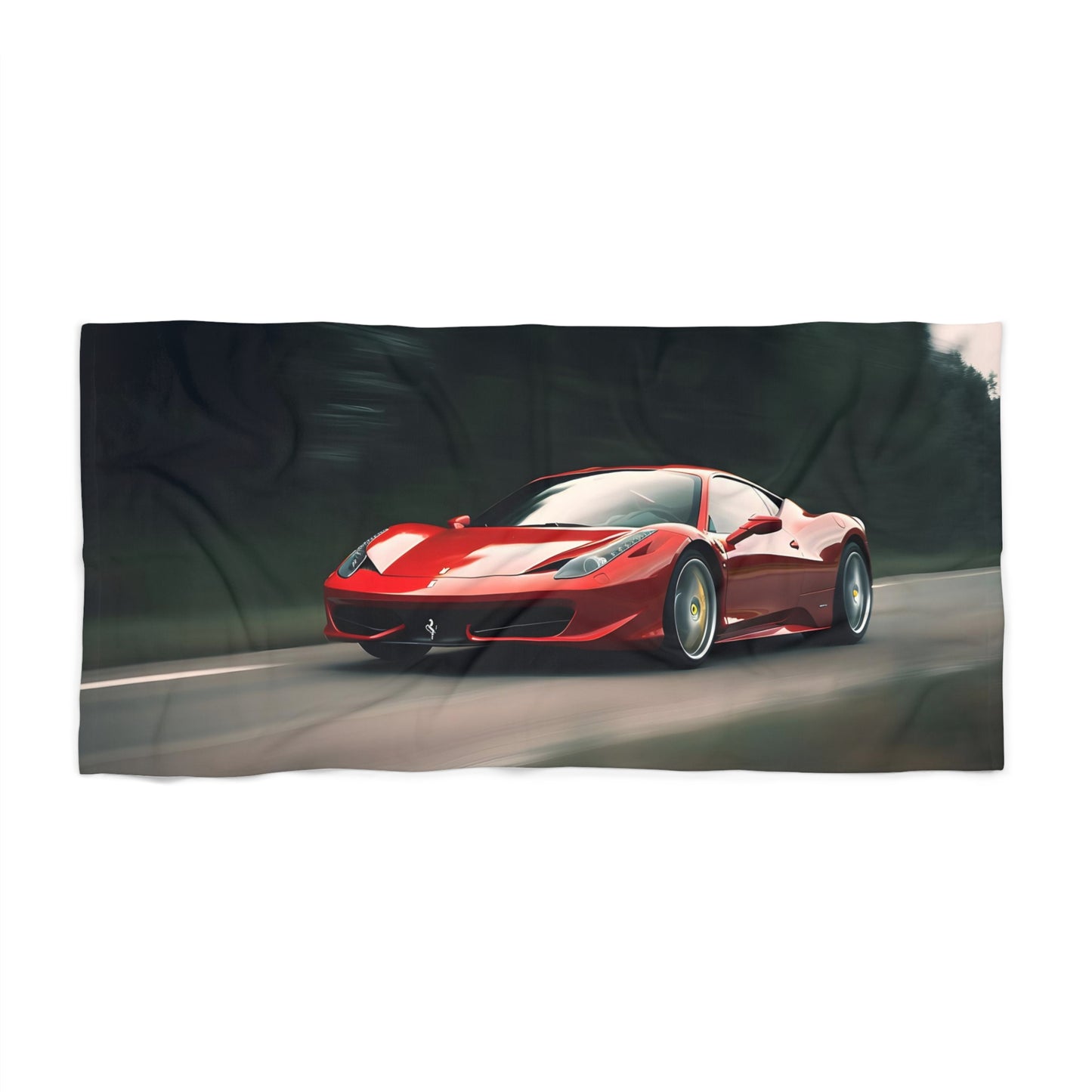 these beach towels are perfect for a day at the beach or by the pool. Treat yourself to a touch of elegance with our Ferrari Speed Beach Towels for Sale today!