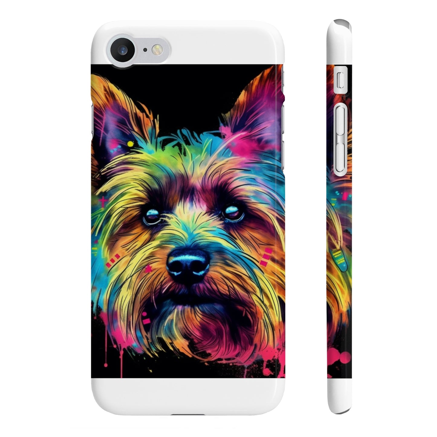 Yorkie Charm: Pocket-Sized Pup Phone Case