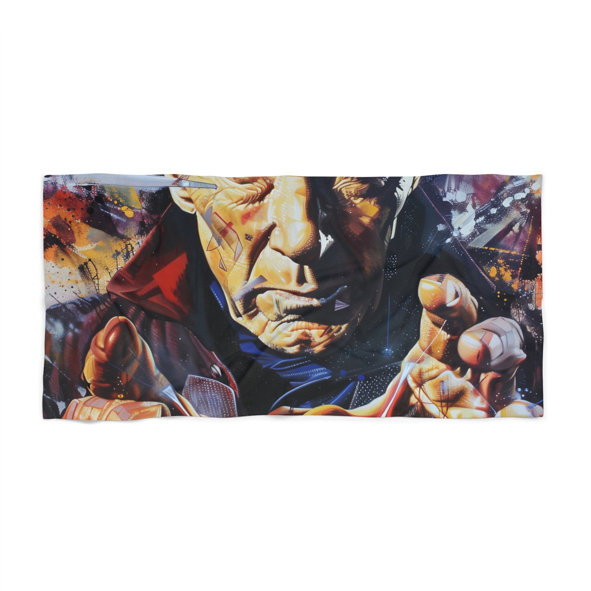 Marvel Legends Professor X Beach Towel alt text