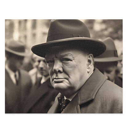 Churchill's WW2 London Puzzle - Unveiling Winston Churchill's leadership during WWII with this historic jigsaw puzzle.