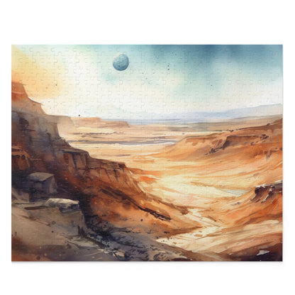 Baron Desert Jigsaw Puzzle - Explore the beauty of the desert with this captivating landscape puzzle. Perfect for nature lovers and puzzle enthusiasts.