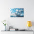 A Ship Made of Feathers on the Ocean Stretched Canvas Wall Art