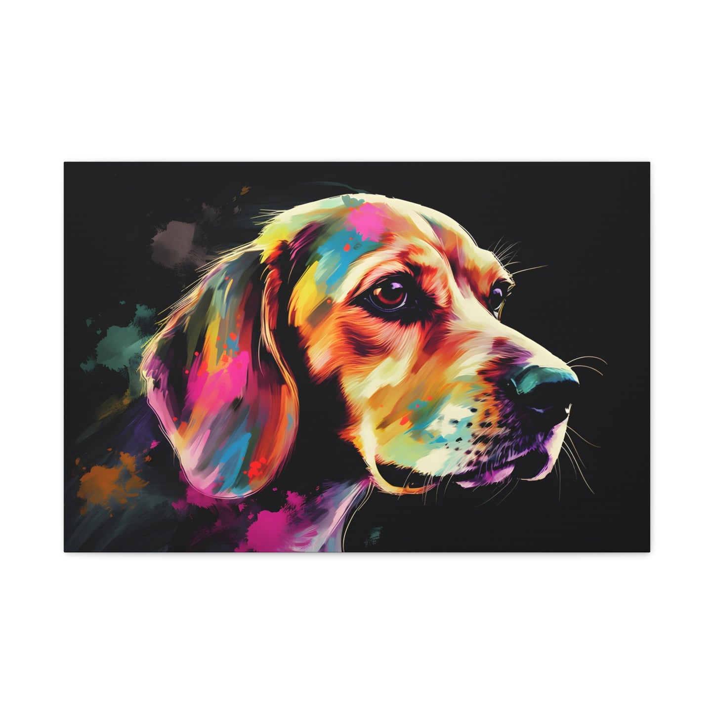 Add a touch of elegance to your space with this Royal Canin Beagle Canvas Print. A must-have for dog lovers and art enthusiasts alike!