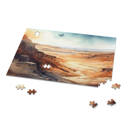 Baron Desert Jigsaw Puzzle - Tranquil desert landscape, perfect for puzzle enthusiasts and nature lovers