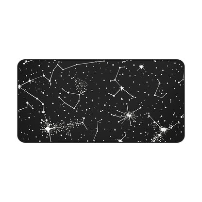 "Starry Night Desk Mat - Transform workspace with Constellation Stars seamless pattern, celestial beauty"