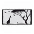 Woodland Deer & Pine Forest Silhouette — XL & XXL Desk Mat — Full Top-Down Artwork View