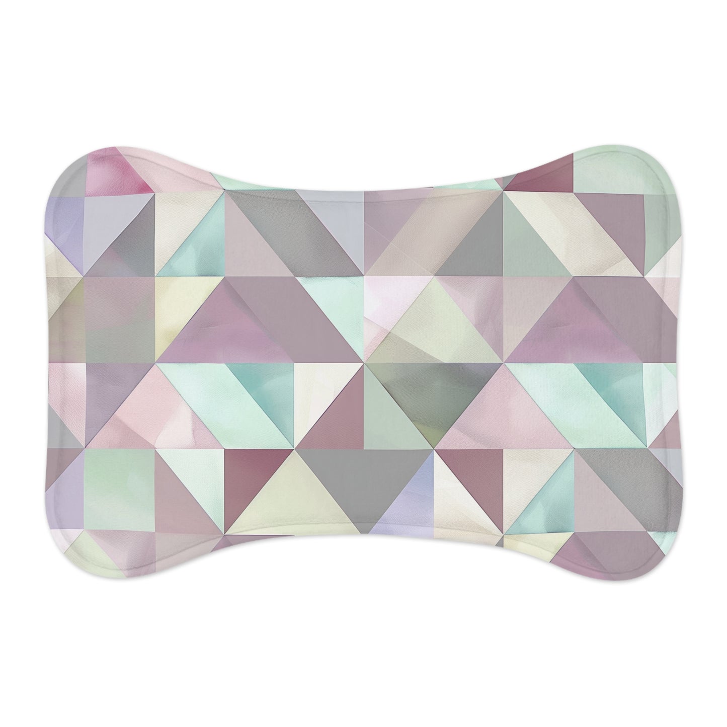 Chic Geometric Pet Feeding Mat