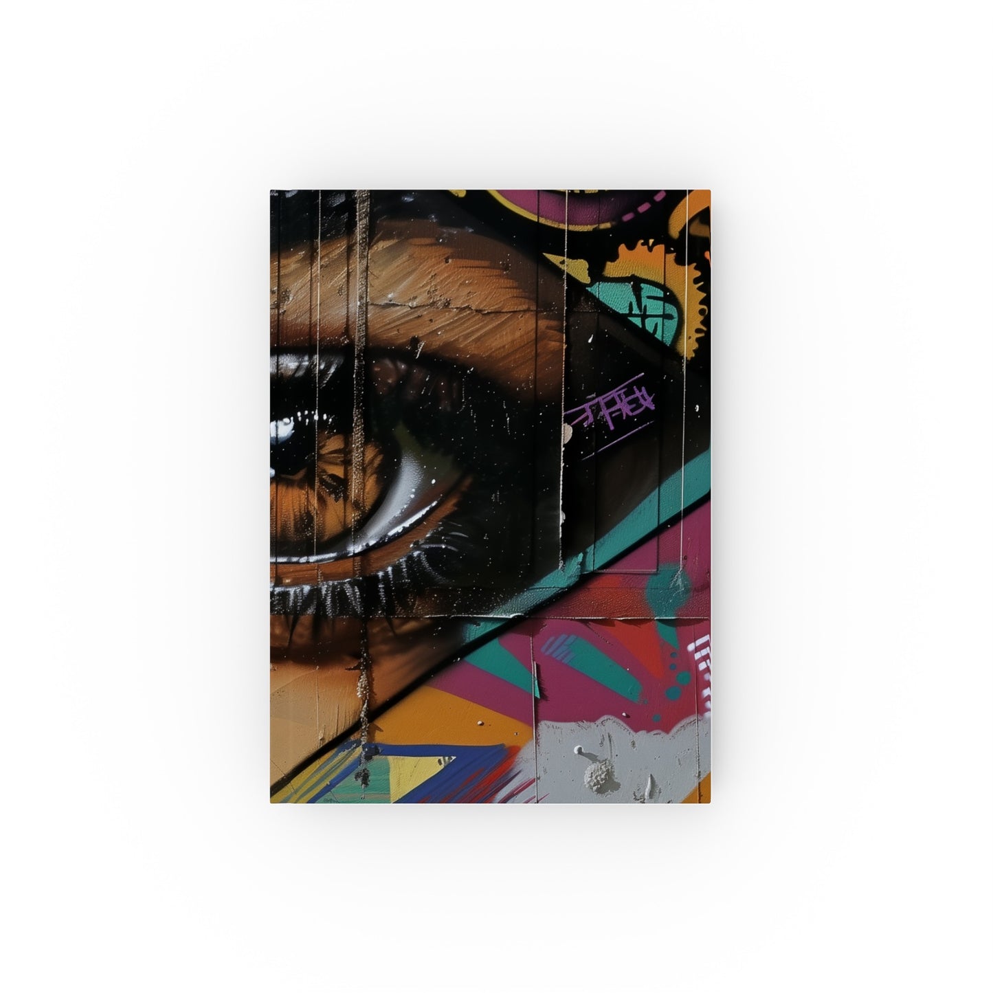 "Street Art Expressions Graffiti Journal - High-quality, versatile, and stylish urban art notebook for all seasons. Great gift idea!"