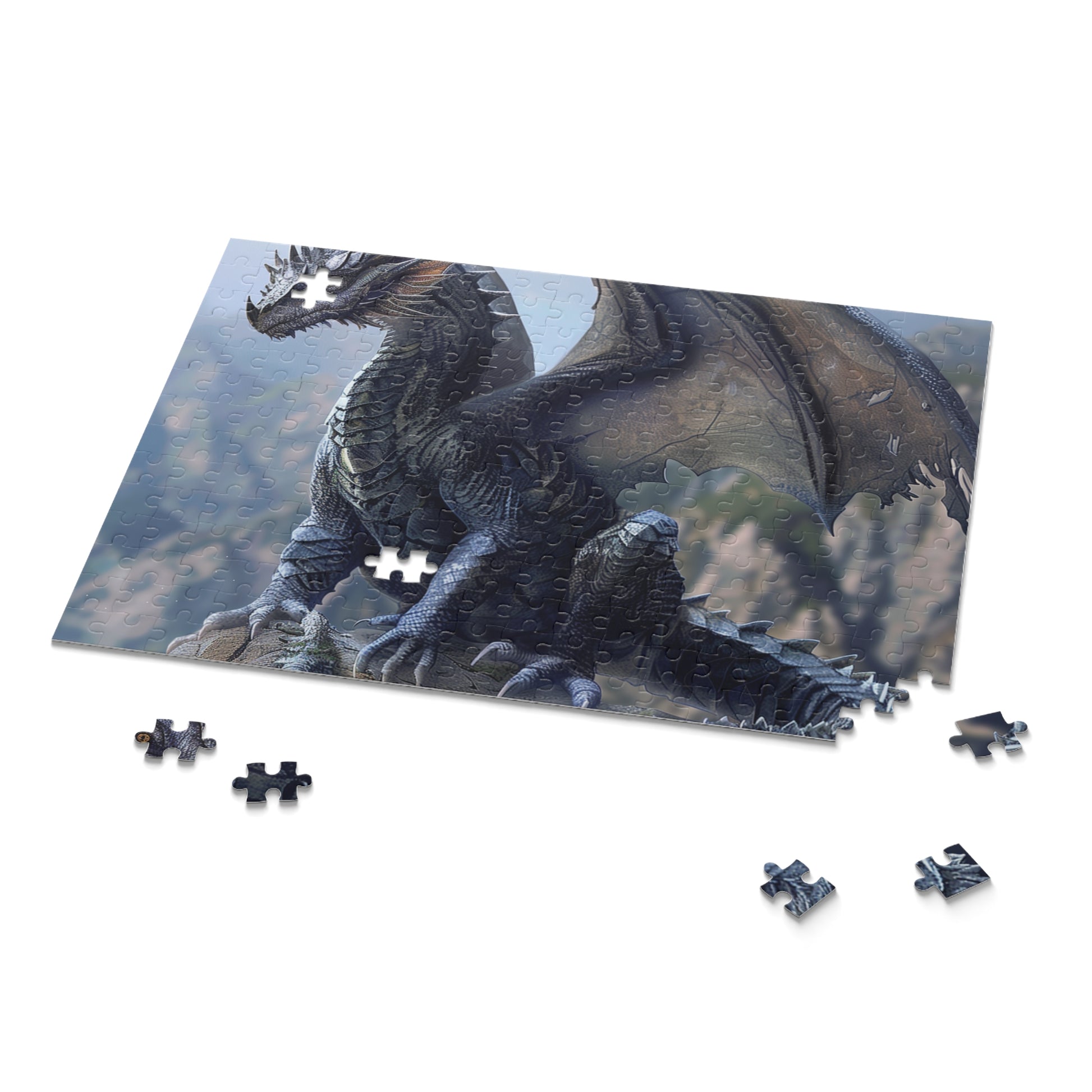 500-piece Dragon Fantasy jigsaw puzzle with stunning artwork for magic & fantasy lovers