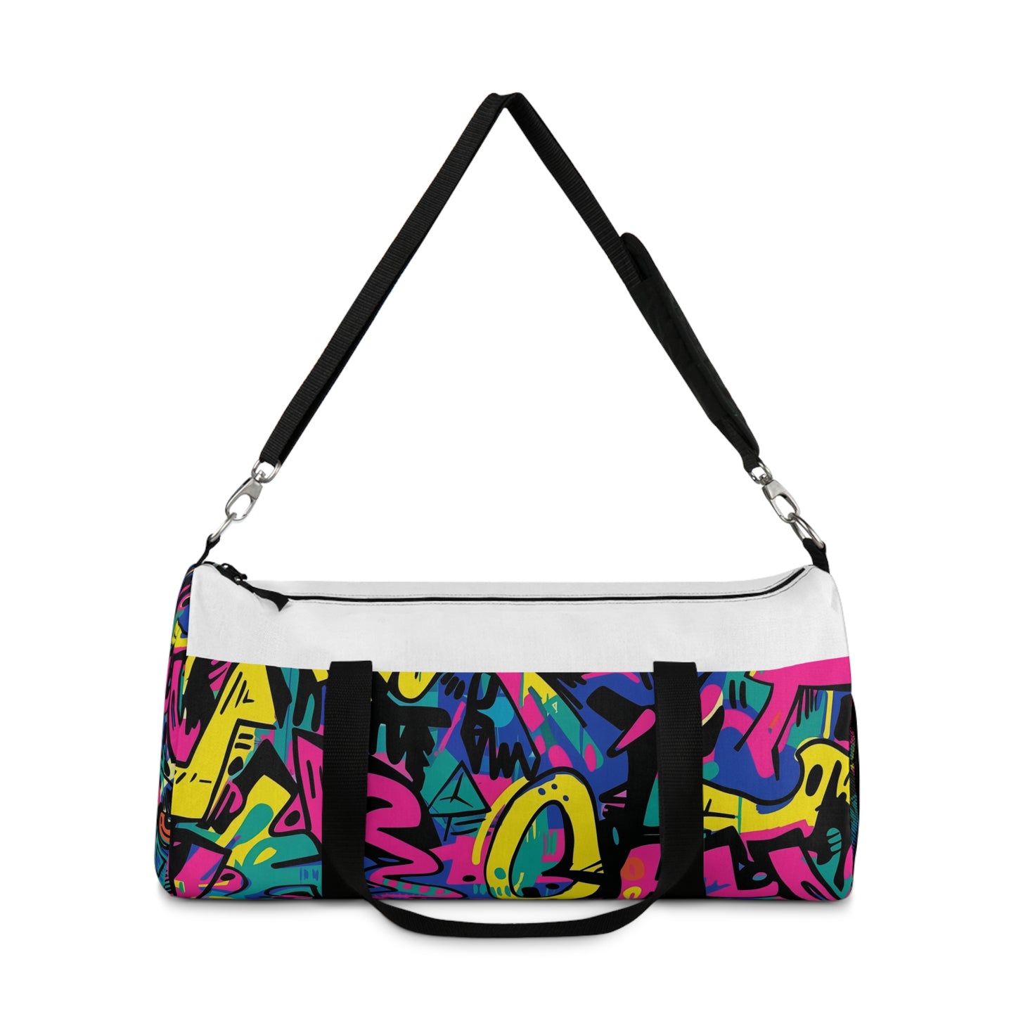 Neon Graffiti Duffel Bag