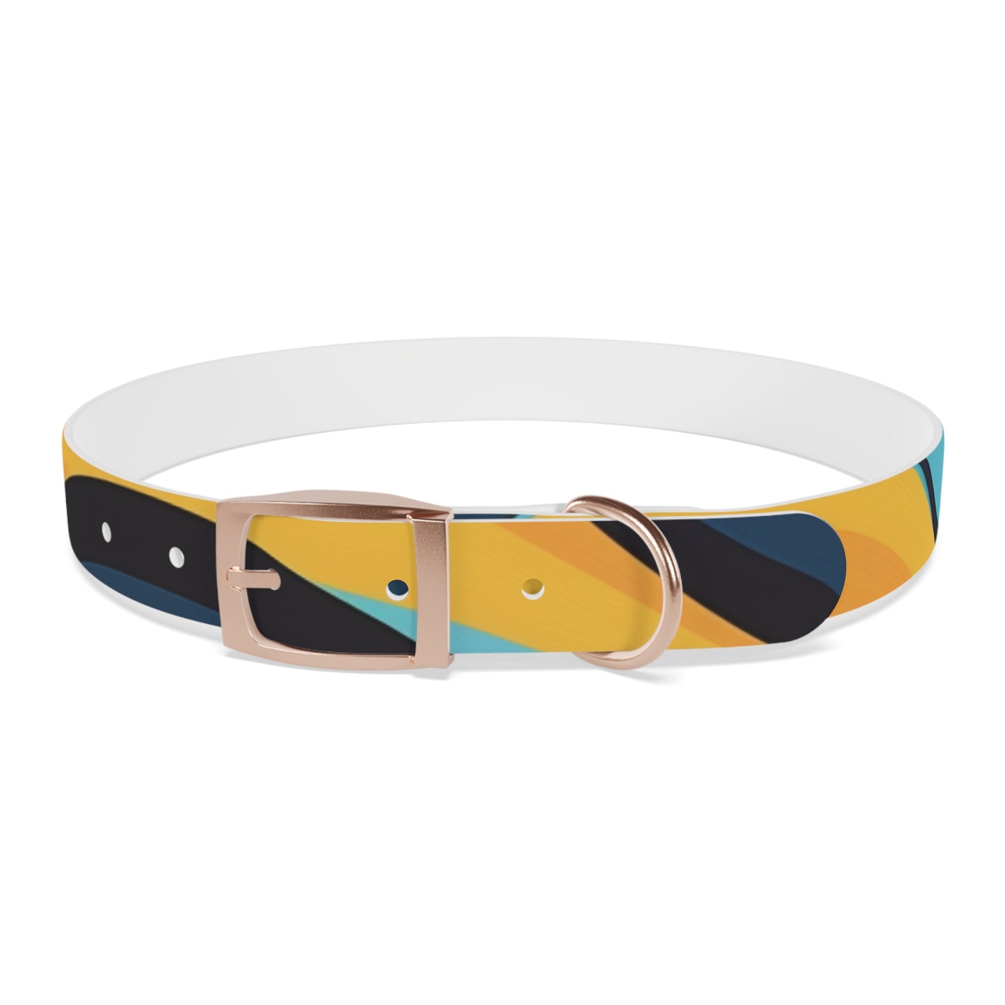 Retro Waves Dog Collar: Vibrant Style