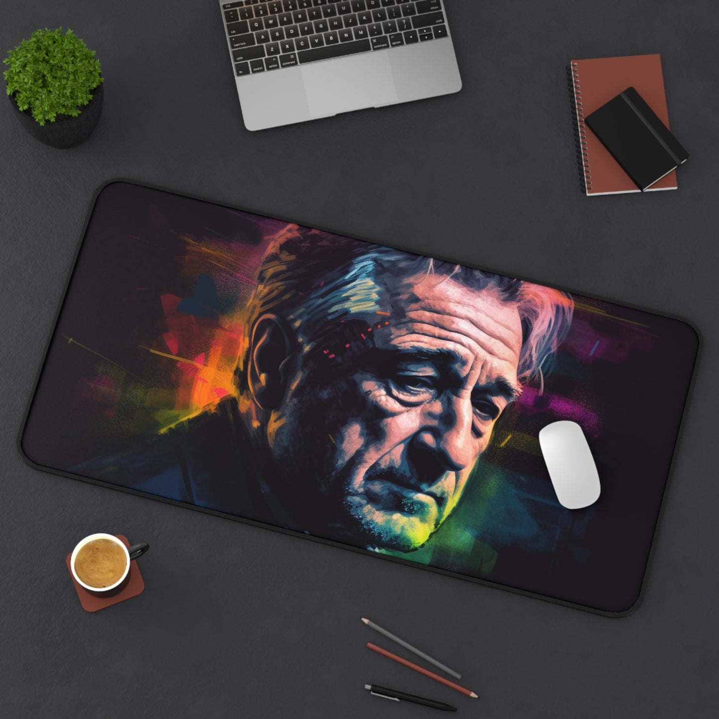 Rob DeNiro Desk Mat 2 | Desk Mat | Accessories, Back-to-School, Desk, Fall Bestsellers, Home & Living, Mouse pad, Mouse Pads, Mousepad, Seasonal Picks, Stationery, TikTok | Prints with Passion