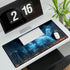 City Skyline Shaped Like Animal Spirits — XL & XXL Desk Mat — 3mm Non-Slip Natural Rubber Base Detail