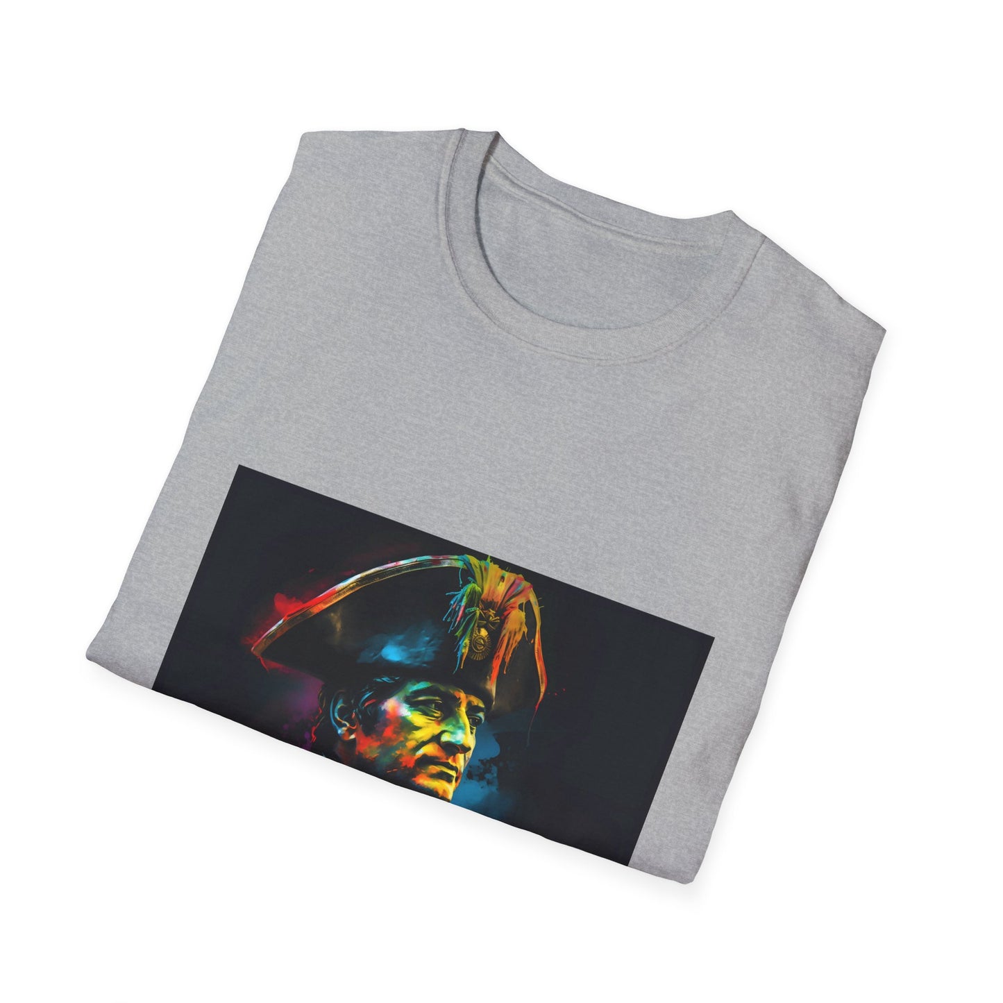 Napoleon T-Shirt : Imperial Radiance in Neon Hues