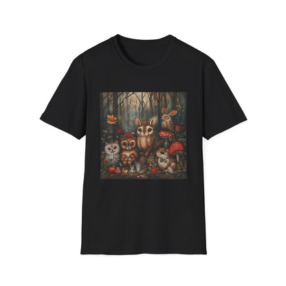 Enchanted Forest: A Gathering of Woodland Creatures | T-Shirt | DTG, Men's Clothing, Regular fit, T-Shirts, Unisex, Women's Clothing | Prints with Passion