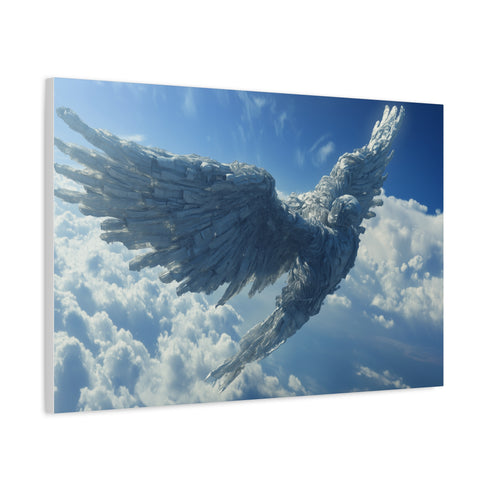 Satellite Shaped Like an Angel — Canvas Wall Art — Product Detail View 6