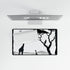 Woodland Deer & Pine Forest Silhouette — XL & XXL Desk Mat — Product Detail View 8