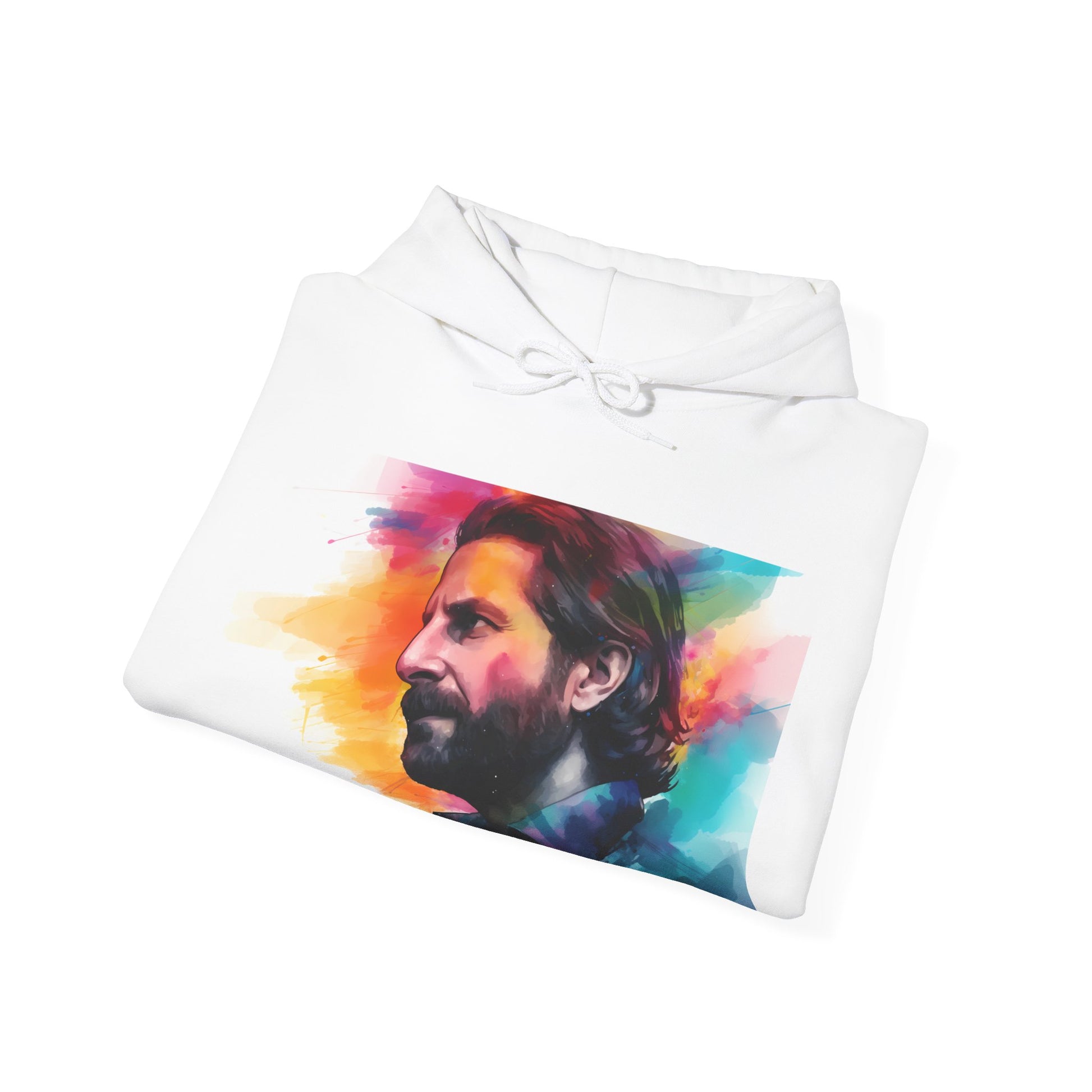 "Vibrant Watercolor Hoodie inspired by A Star is Born Movie - High-Quality, Versatile, and Stylish Apparel perfect for All Seasons, Makes a Great Gift - BenCPrints"