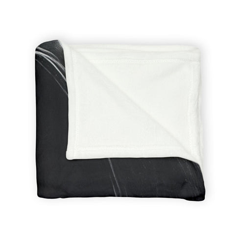 Ballet Dancer Spinning Through Gravity — Plush Fleece Throw Blanket — Product Detail View 11