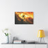 Surfer Riding Waves of Fire — Canvas Wall Art — Product Detail View 7