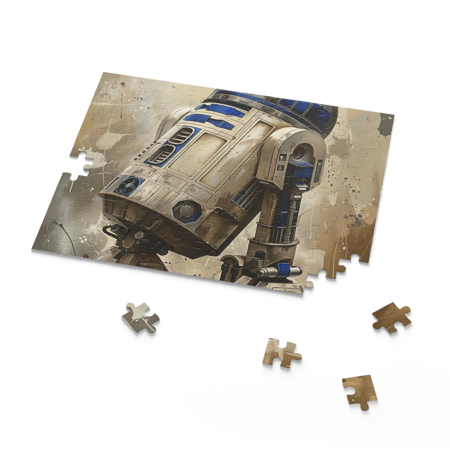 "R2-D2 Star Wars jigsaw puzzle, perfect for fans of the iconic franchise"