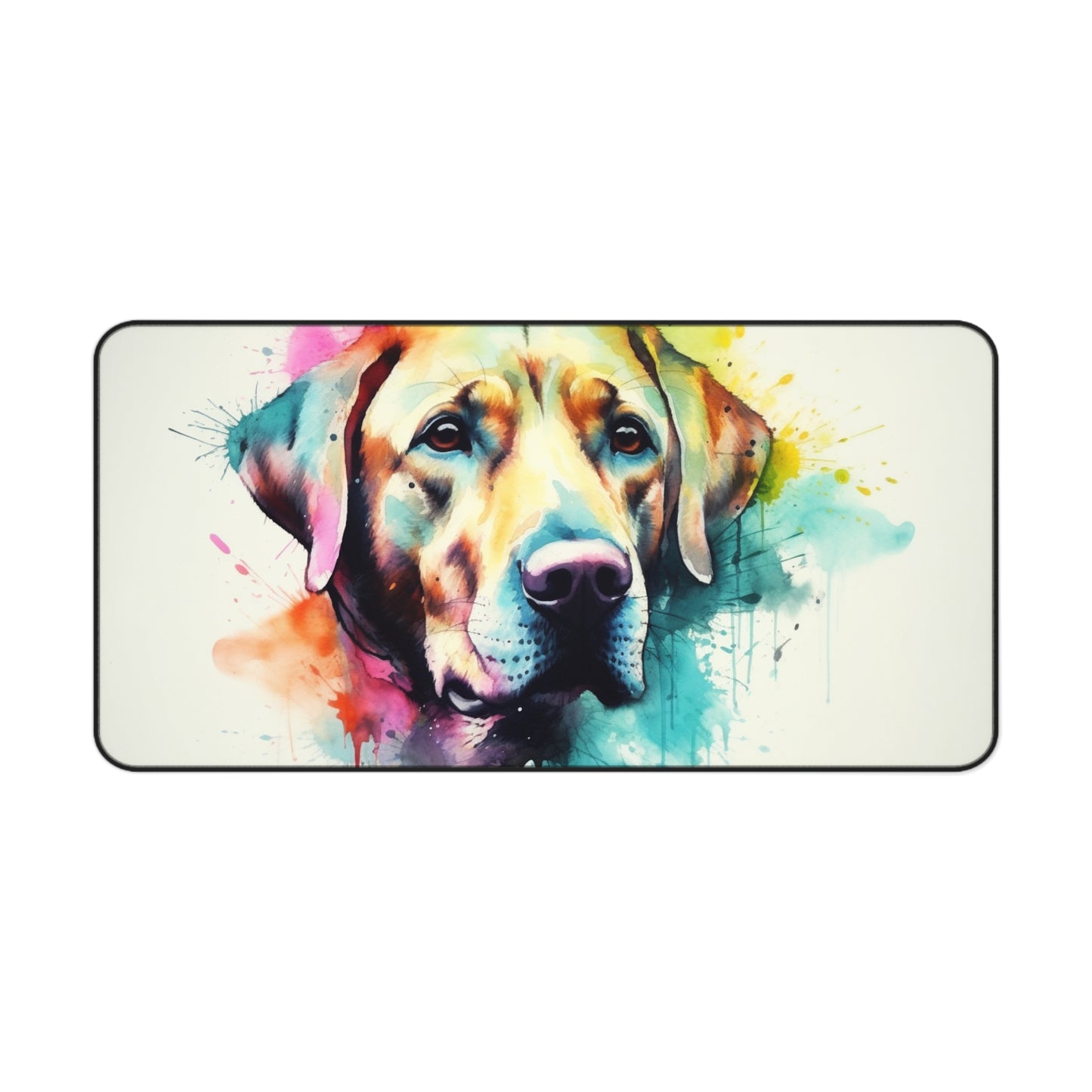 Labrador Pup Desk Mat - Cute and Protective Workspace Accessory with Playful Pups