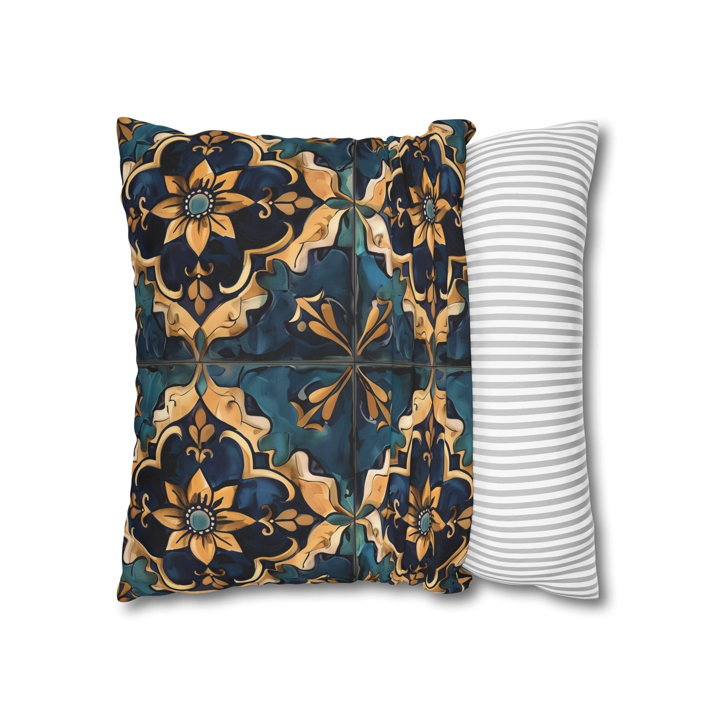 Artisan Tiles Pillow Case - Transform your bedroom with elegant tile-inspired design