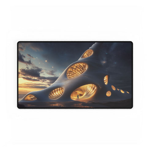 Space Cathedral Shaped Like a Seashell Gaming XXL Extended Desk Mat