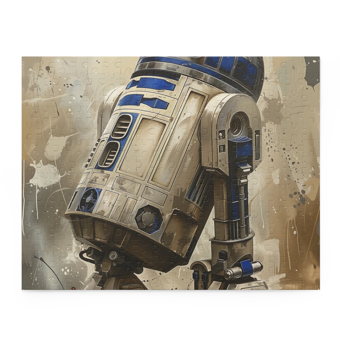 "R2-D2 Star Wars jigsaw puzzle - join R2-D2 on a galactic adventure! Ideal for fans of the iconic franchise"