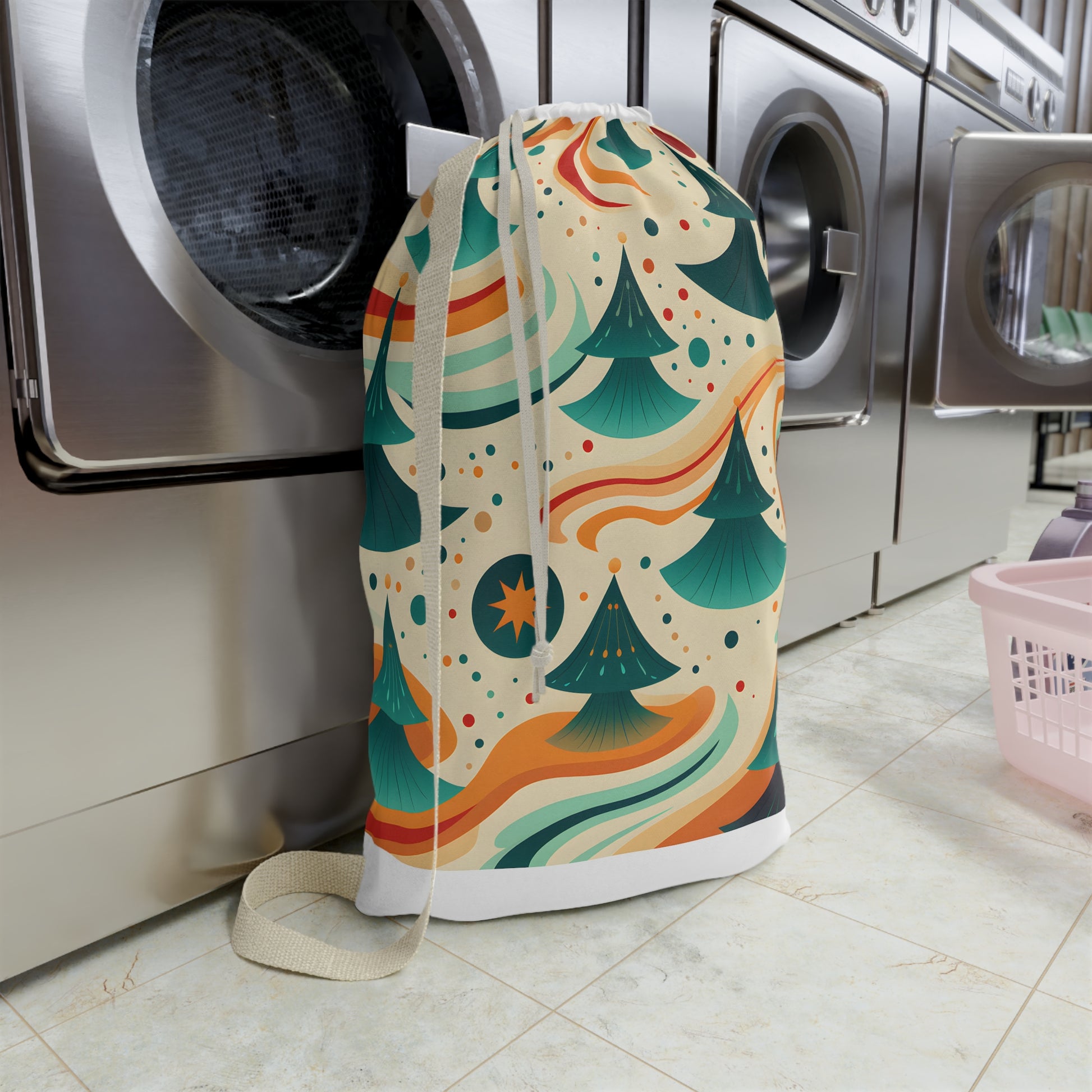 Retro Marine Laundry Bag | Home Decor | Accessories, All Over Print, AOP, Bags, Laundry, Sublimation | Prints with Passion