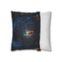Dreamcatcher with Animated Stardust (Edition II) — 40×40 Cushion Cover — Sofa & Living Room Lifestyle View