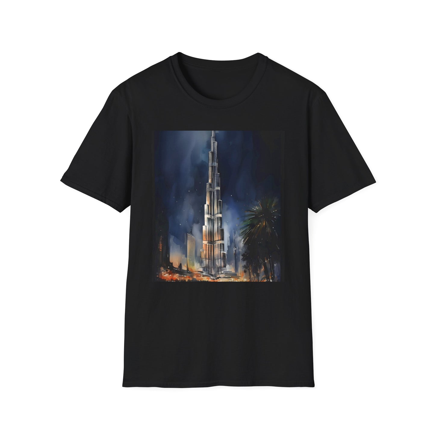 Celestial Tapestry of Dubai's Skyline | T-Shirt | 2 Facebook post captions and 2 Instagram post ca, A customer after purchasing the t shirt wants to email the seller for the replacement of item because of the quality issue, Create 5 different subject lines for the email, Create a brief banner ad copy, one subject line must contain the words "URGENT REPLACEMENT REQUEST"., write an email which the customer can use a template. | Prints with Passion