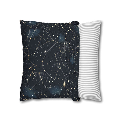 "Transform your bedroom with Cosmic Dream pillowcase - featuring seamless pattern of twinkling stars for a celestial oasis"