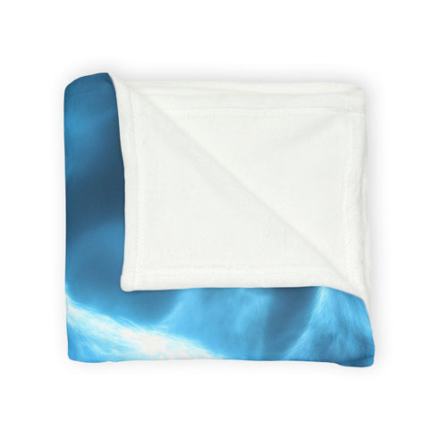 City Skyline Shaped Like Animal Spirits Plush Fleece Throw Blanket