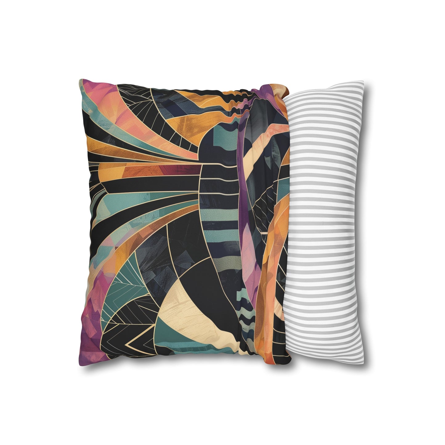 "Art Deco Elegance Pillowcase - Luxury Geometric Design for Stylish Comfort"