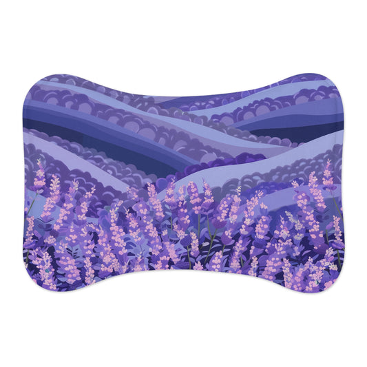 Lavender Fields Pet Feeding Mat