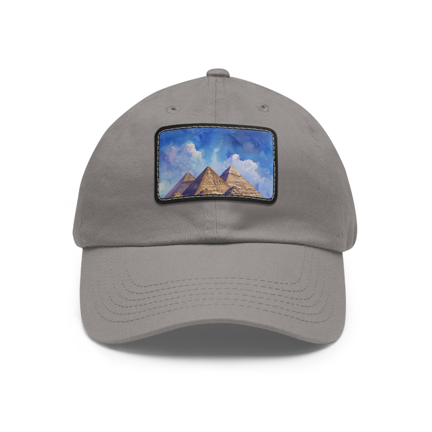 Pyramid Dreams: Egyptian Pyramids Watercolor Baseball Cap