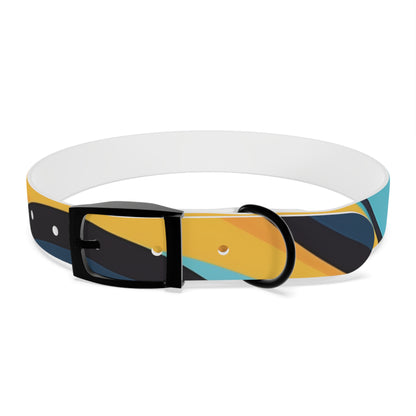 Retro Waves Dog Collar: Vibrant Style