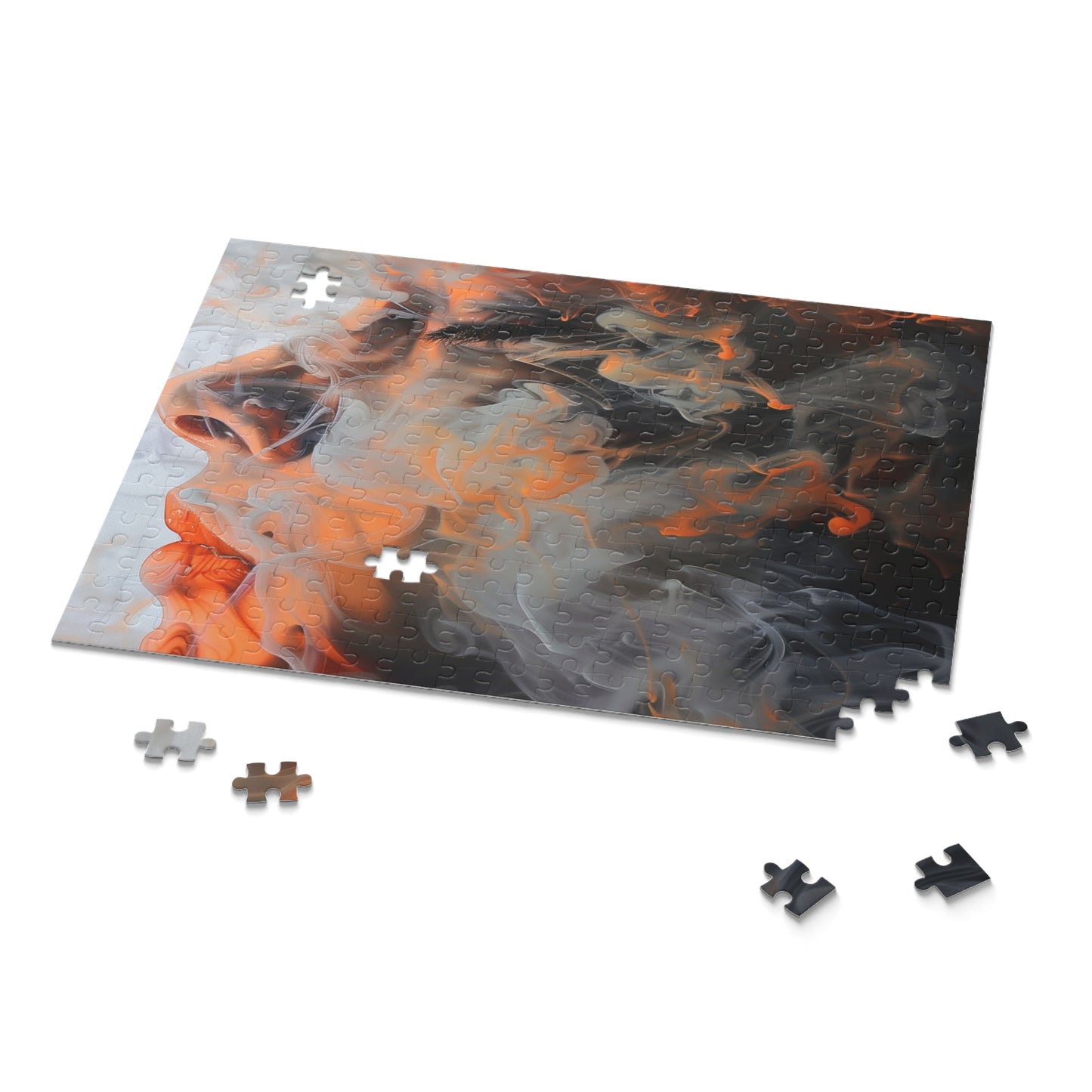 Abstract Smoke Art Jigsaw Puzzle for Relaxing and Meditative Experience - 500 Pieces