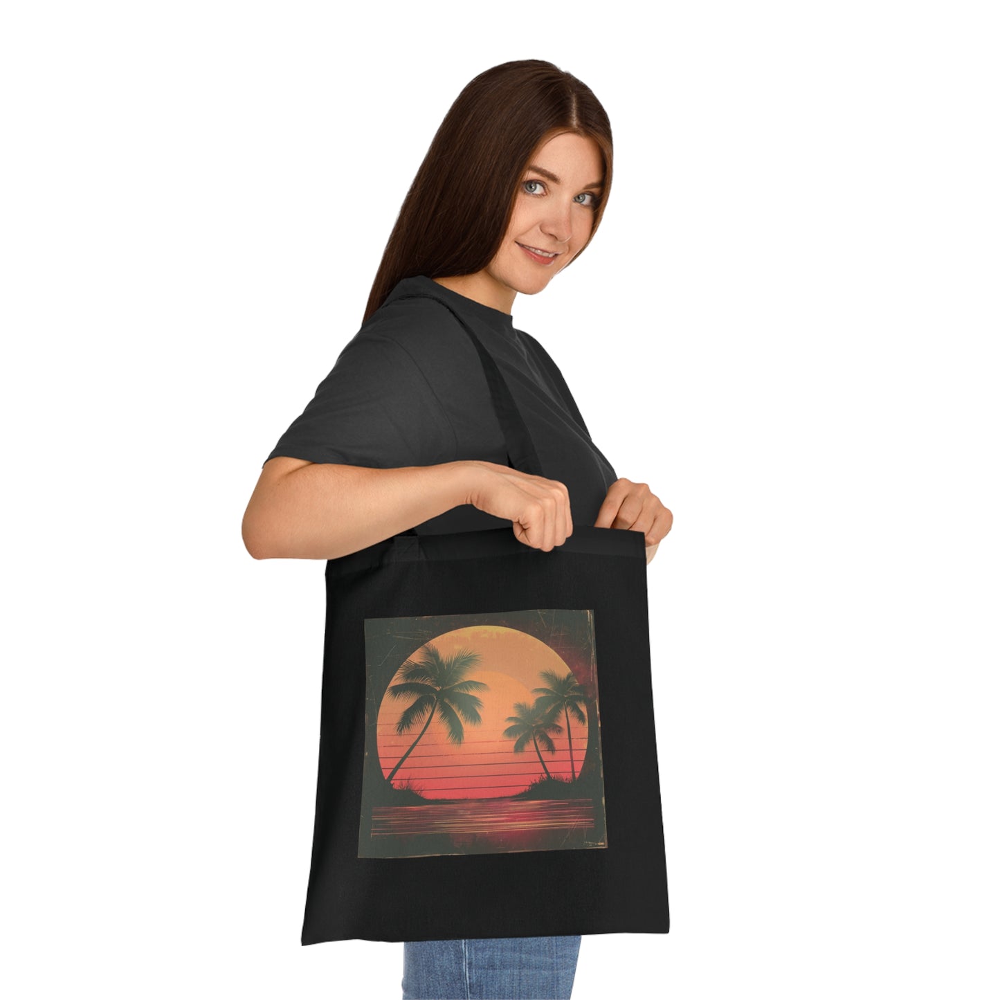 Palm Beach Sunset Tote Bag | Tote Bag | Accessories, Bags, Cotton, DTG, Totes | Prints with Passion