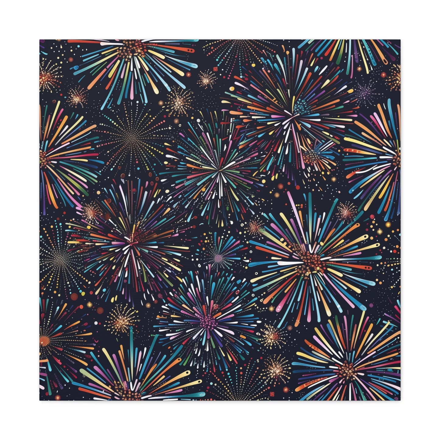 Festive Purple Fireworks Canvas Print | Canvas | Art & Wall Decor, Canvas, Fall Picks, Hanging Hardware, Home & Living, Indoor, Top Spring Products, Valentine's Day promotion | Prints with Passion