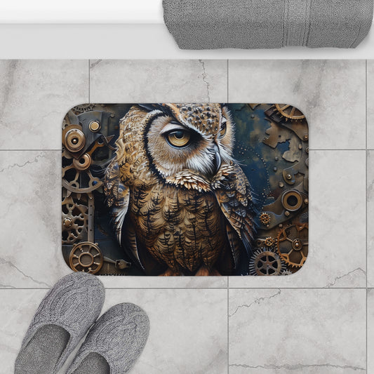 Steampunk Wisdom Bath Mat | Bath Mats | Bath, Bathroom, Home & Living, Indoor, Sublimation | Prints with Passion