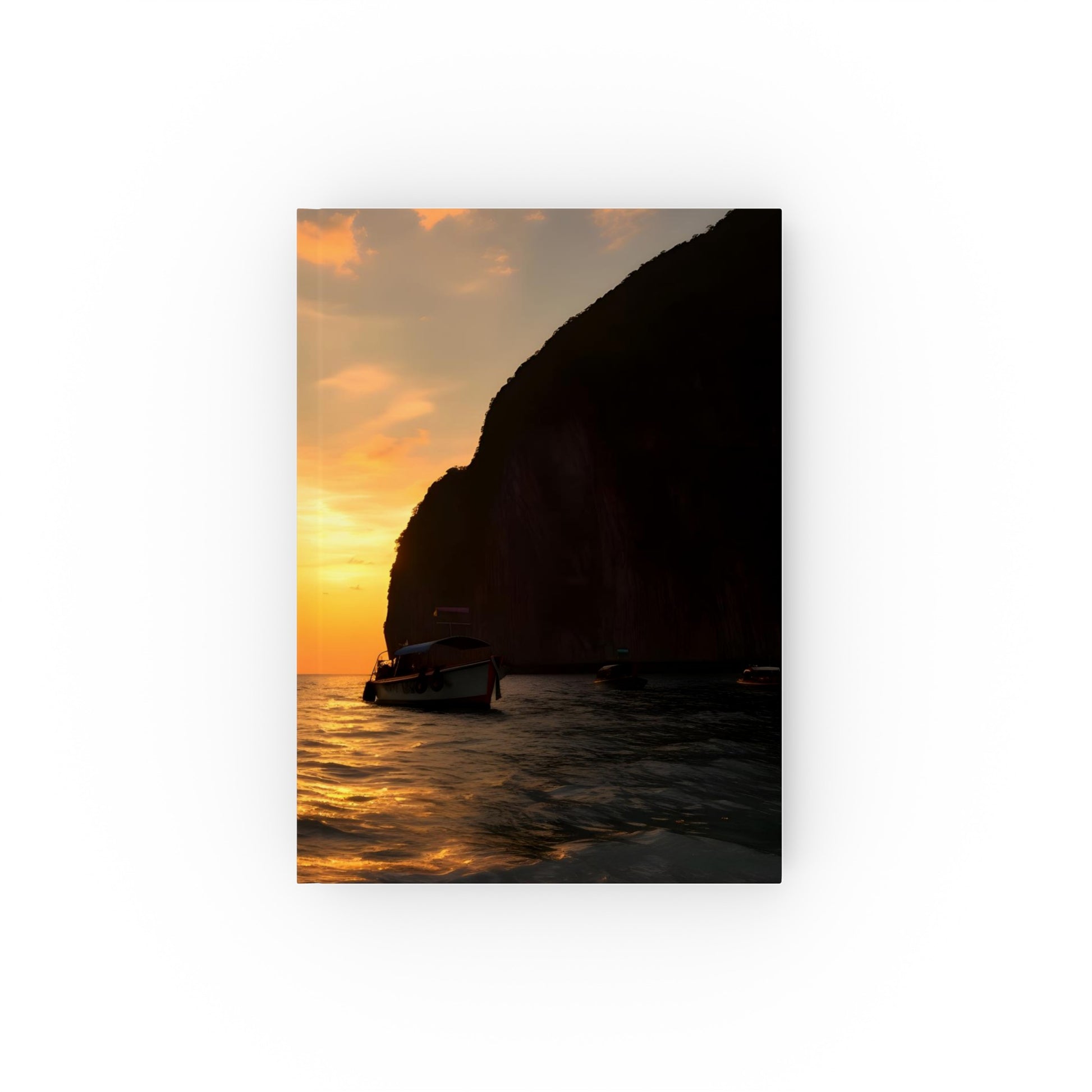 "Maya Bay Memories: Thai Sunset Journal, high-quality and versatile, perfect for travel adventures and gifts"