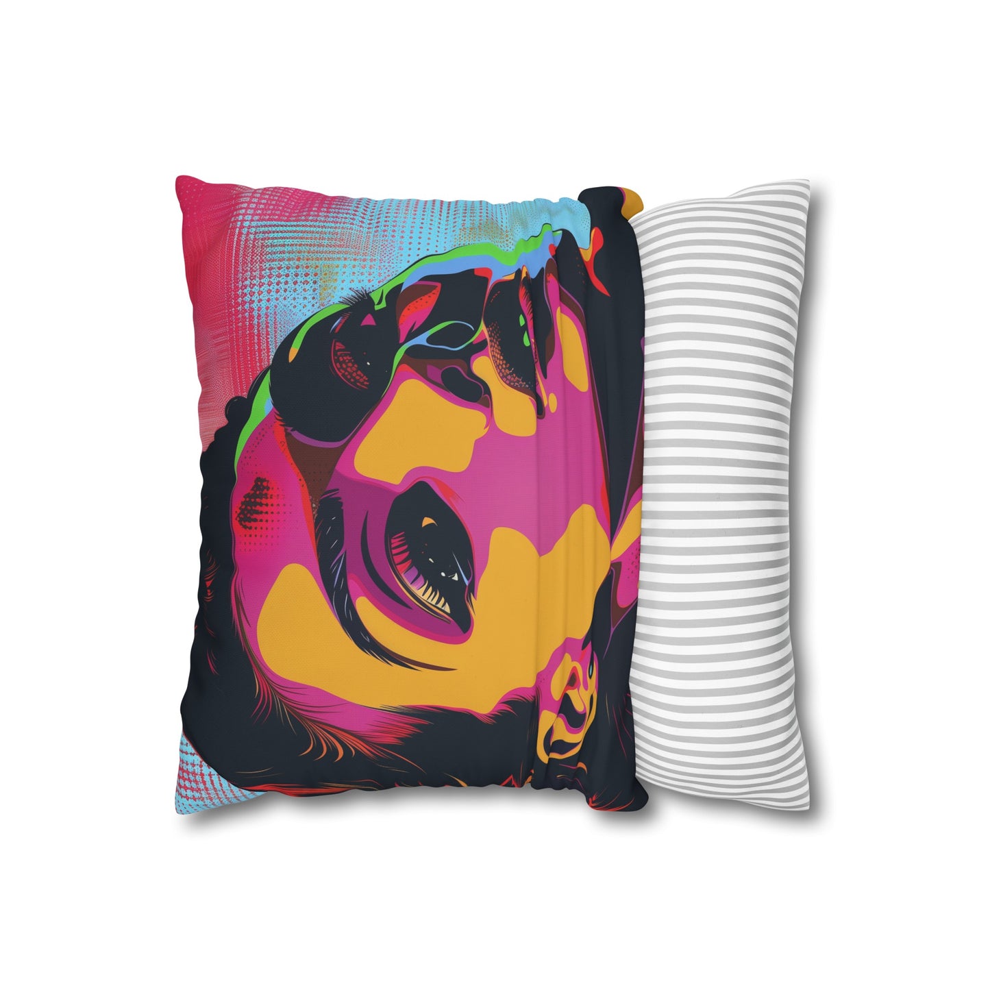 "Vibrant Pop Art Icon Pillowcase - High-Quality Material, Stylish & Comfortable, Perfect for All Seasons - Shop Now!"