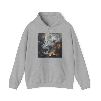 Whispers of the Ethereal: A Smoke and Shadow Exploration Hoodie