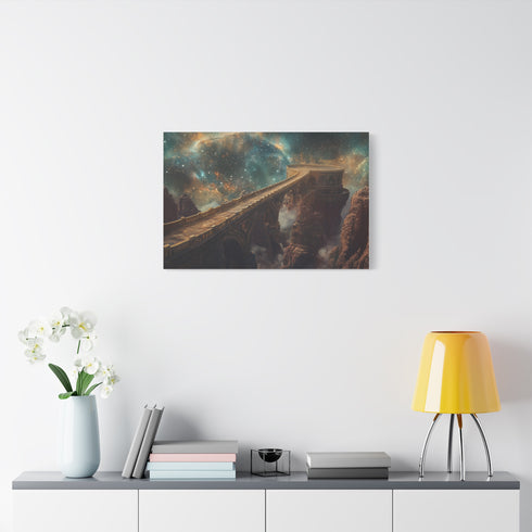 Celestial Bridge over Cosmic Canyon (Edition II) — Canvas Wall Art — Product Detail View 7