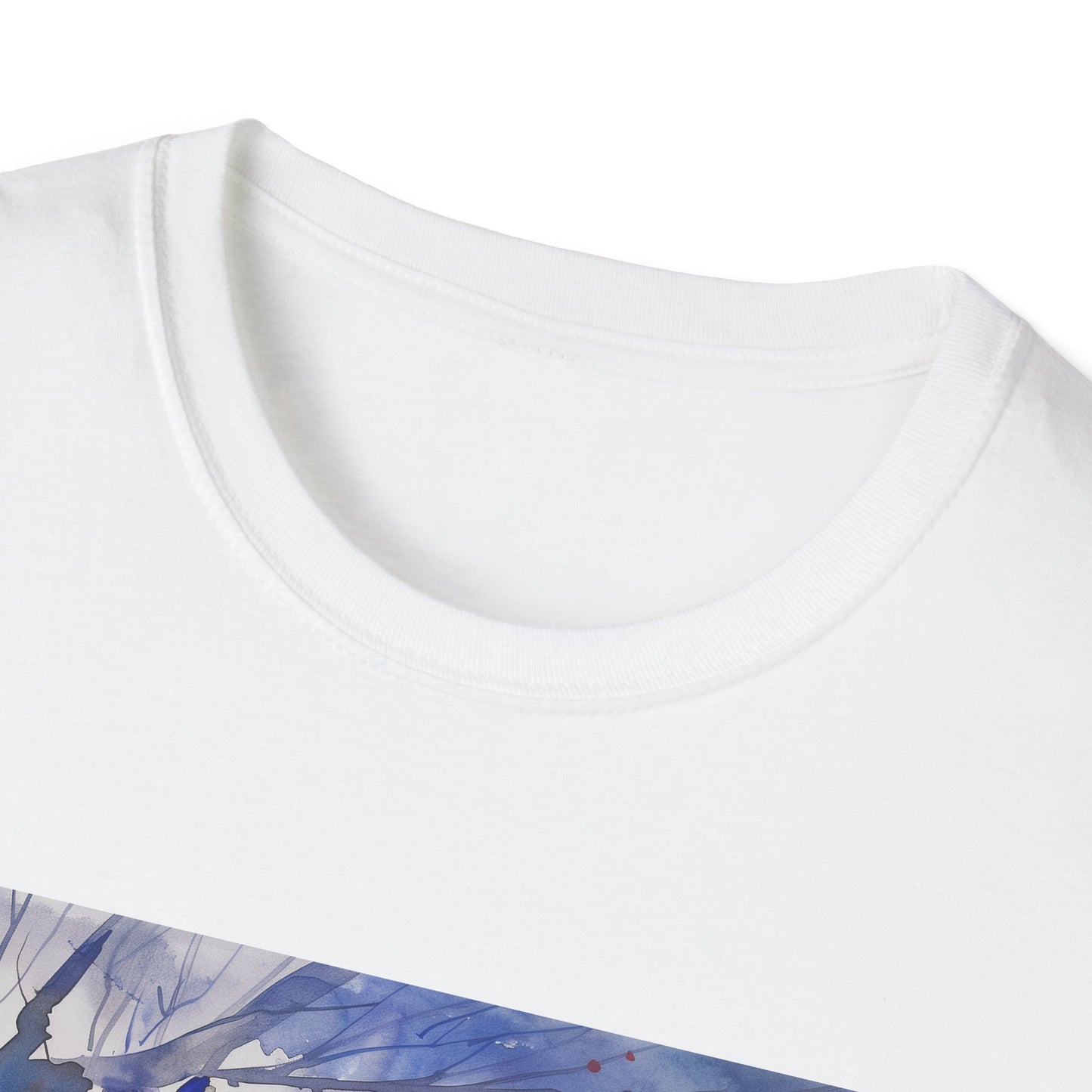 ## Parisian Icon in Watercolor: The Eiffel Tower T-shirt