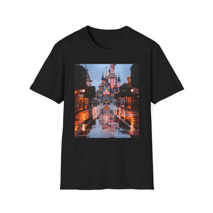 Enchanted Dreams: The Timeless Magic of Disney Castle | T-Shirt | disney castle, disney magic, fairy tale, fairy tale castle, fairy tale kingdom, fairy tale prince, fairy tale princess, fantasy land, goofy, magic kingdom, mickey mouse, minnie mouse, walt disney world | Prints with Passion