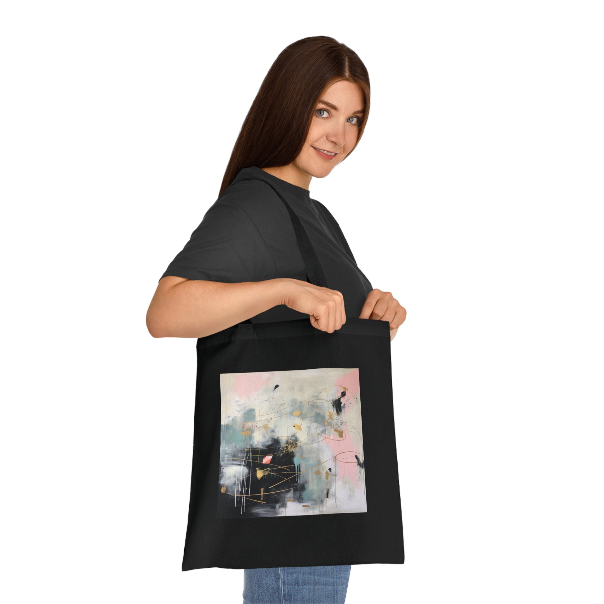 Gilded Mint Abstract Tote Bag | Tote Bag | Accessories, Bags, Cotton, DTG, Totes | Prints with Passion