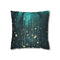 Rain Made of Binary Code (Edition II) — 40×40 Cushion Cover — Front 40×40 cm Square Cushion View
